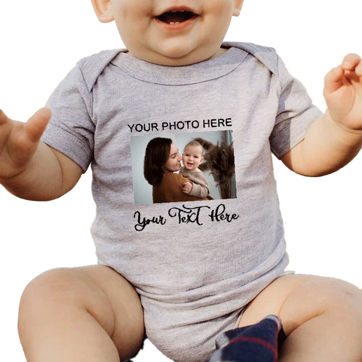 Photo Custom Onesie Baby BodySuit,Onesie design,Personalized Body Suit,Custom Unisex Shirts,Custom Printing,T-shirts,Baby shirt