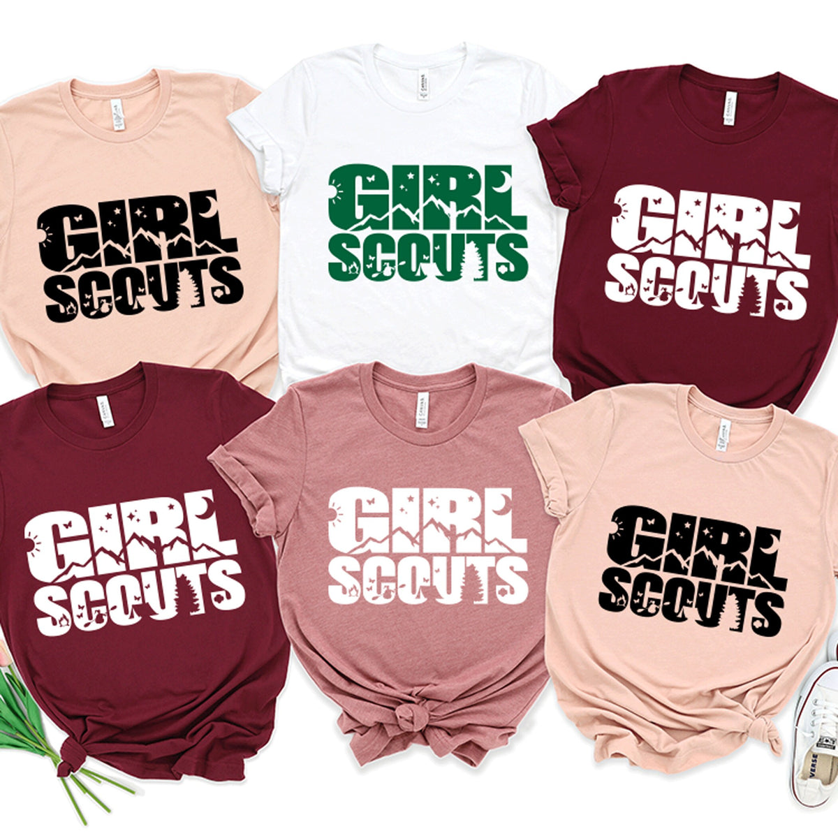 Custom Girl Scout Shirt,Scout Shirt, Custom Scout Leader Shirt,Troop Shirt,Scout Troop Shirt,Camping Shirt,Custom Camping Shirt, Girl Team