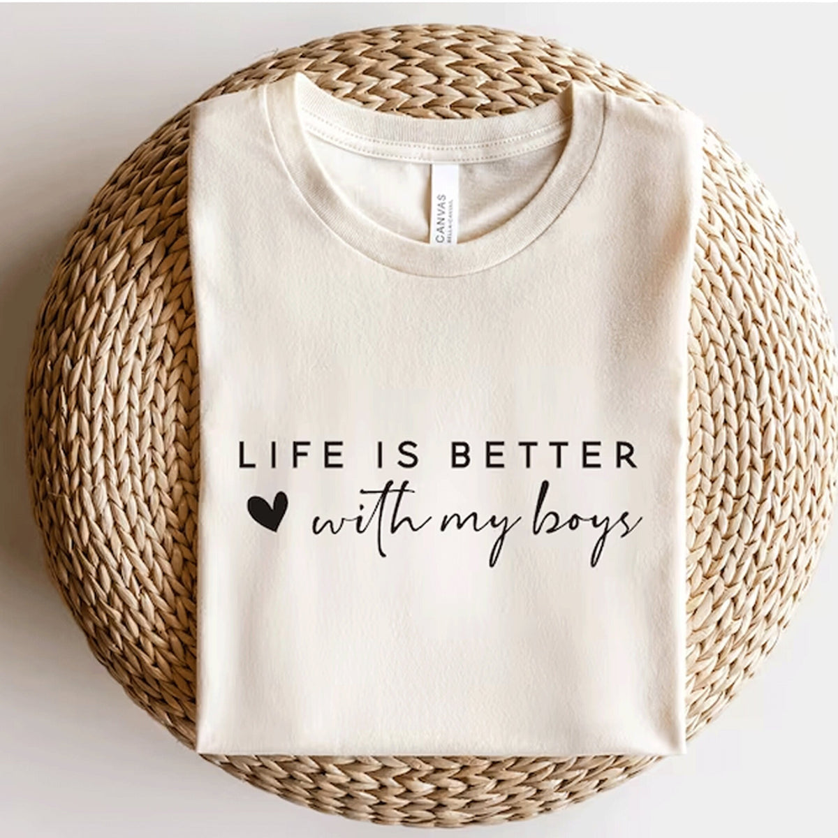 Life Is Better With My Boys Shirt, Life Is Better With My Kids Shirt, Mom Life Shirt, Mothers Day Shirt, Mama Shirt, Gift For Mom